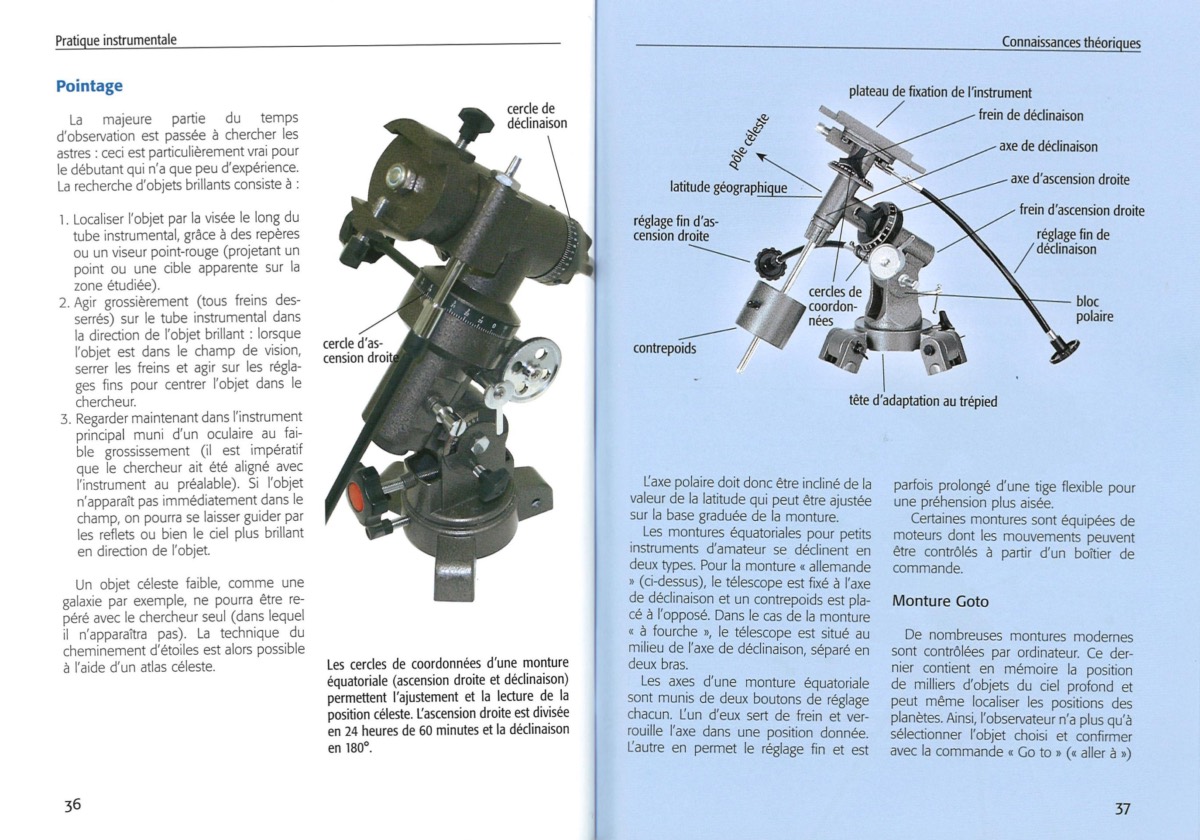 Des instructions utiles pour l'observation et la photographie