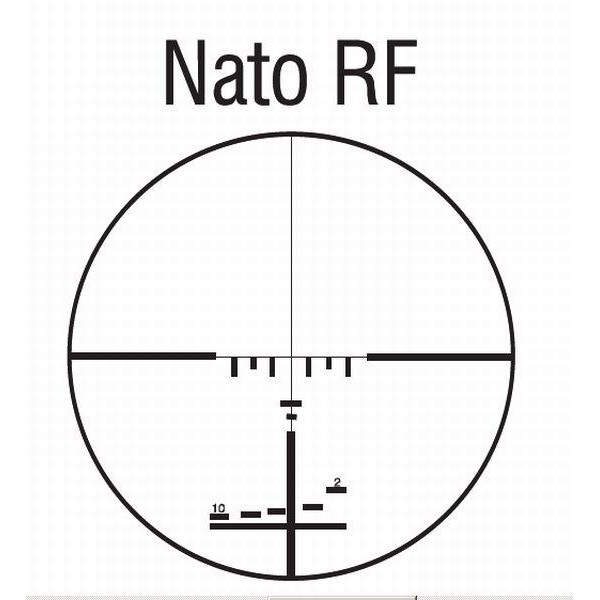 Lunette de tir Nikko Stirling Diamond Sportsman 10-50x60, NATO-RF