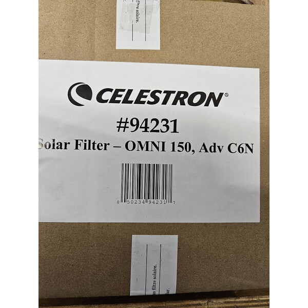 Filtres solaires Celestron Astro Solar - Filtre solaire pour Omni 150, C6N