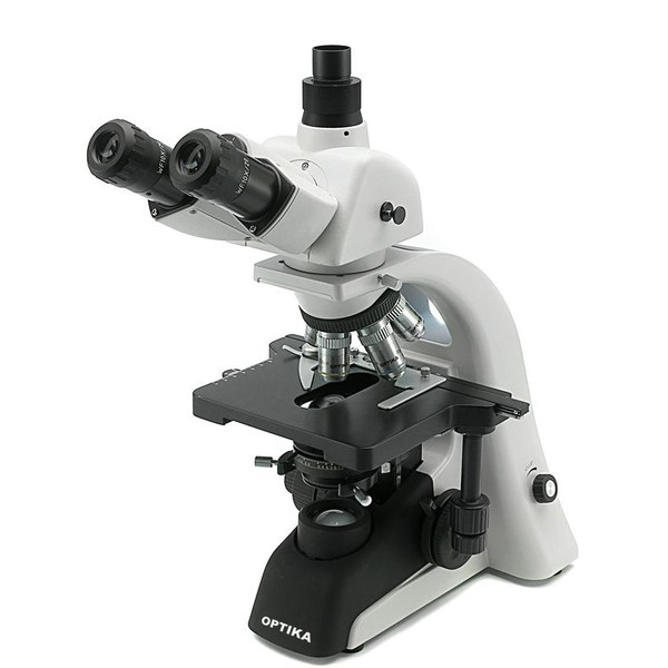 Microscope Optika B-353PL, objectifs plan-achromatiques