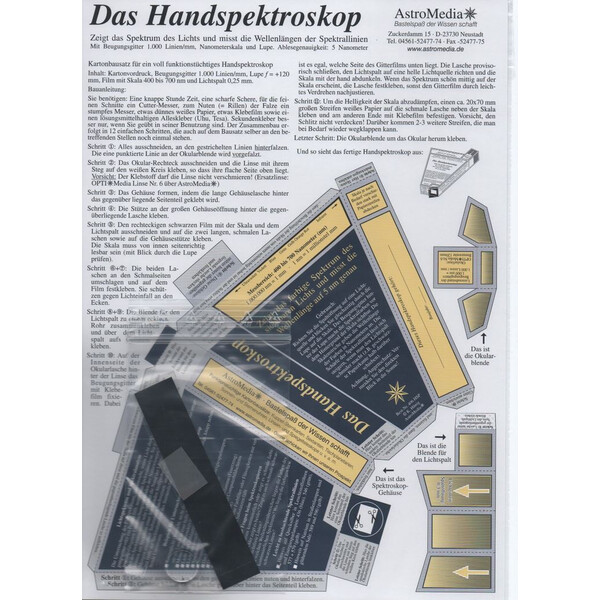 AstroMedia Bausatz Das Handspektroskop