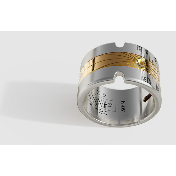 Cadran solaire Helios Solar Ring I Gold