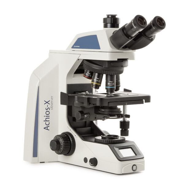 Microscope Euromex Achios-X Observer AX.1052-PLi, bino, EWF 10x/22 mm, plan PLi 4/10/S40x oil IOS, 3 W NeoLED