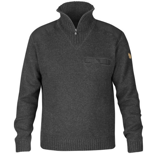 Fjällräven Koster Sweater M, 030 Dark Grey, M