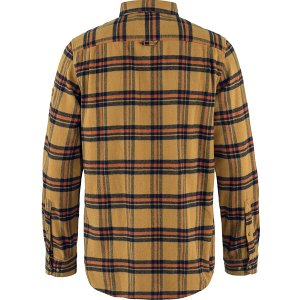 Fjällräven Övik Heavy Flannel Shirt M, 232-215 Buckwheat Brown-Autumn Leaf, M