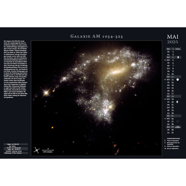 Calendrier Astronomie-Verlag Weltraum-Kalender 2025