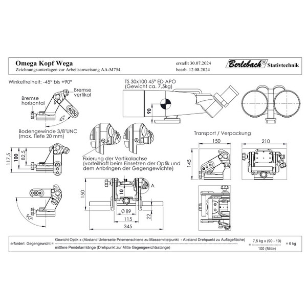 Monture Berlebach Wega AZ