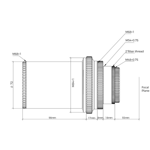 Askar Reducer 0,6x für 103APO