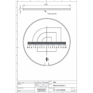 Schweizer Echelle 1 pour loupe de mesure Tech-Line