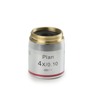 Objectif Euromex Objektiv DX.7204, 4x/0,10 Pli, plan, infinity, w.d. 30 mm (Delphi-X)