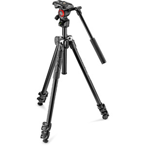 Trépied en aluminium Manfrotto MK290LTA3-V avec tête vidéo Befree Live