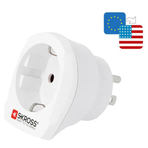 Alimentation électrique Skross Reiseadapter Europe to USA