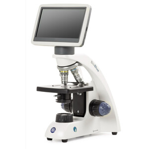 Microscope Euromex BioBlue, BB.4200-LCD, 7 inch LCD Bildschirm, SMP 4/10/S40x Objektiven, DIN, 40x - 400x, 10x/18, LED, 1W, einfacher Objekttisch