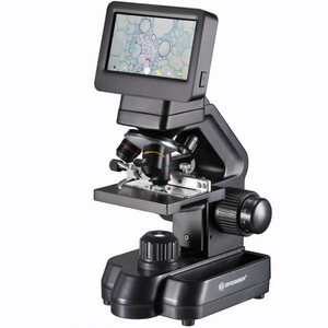 Microscope Bresser Biolux Touch, screen, 30x-1125x, AL/DL, LED, 5 MP, HDMI, Mikroskop für Schule und Hobby