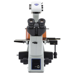 Microscope inversé Optika IM-5FLD, FL, trino, invers, 10x24mm,  AL/DL, LED 5W, 8W w.o. objectives