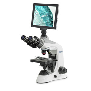 Microscope Kern Digitalmikroskop-Sets, OBE 134T241, digital, 1,25 Abbe-Kondensor, fix, USB 2.0, 40-1000x, 3W LED, 5 MP, Tablet