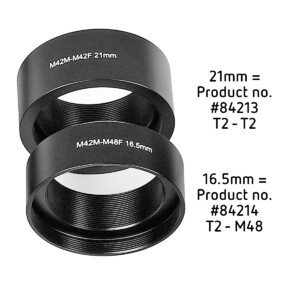 Adaptateurs Omegon T2-M48-Adapter 16.5mm