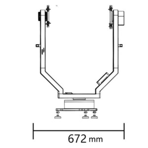 Monture iOptron Montierung HAZ130 Strain Wave Alt-AZ