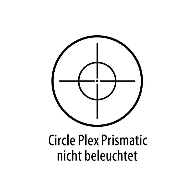 Lunette de tir Leupold Prismatic 1x14, brun foncé, réticule Circle Plex , lumineux