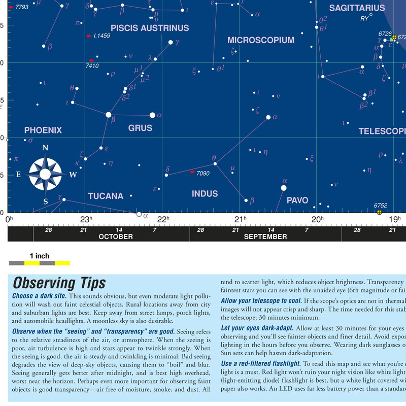 Orion Poster Deep Map 600, Faltkarte