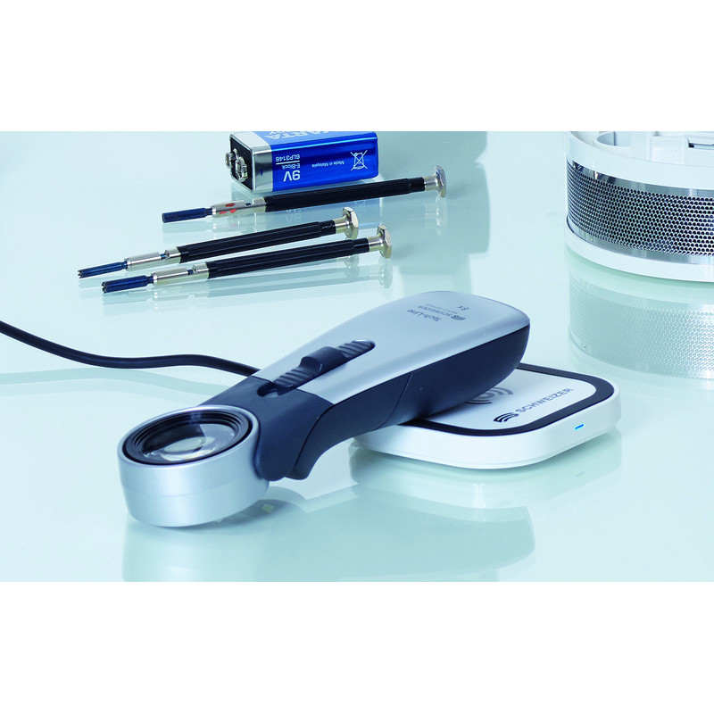 Loupe Schweizer Tech-Line induction, 6500K, 4x, Ø55mm, asphérique