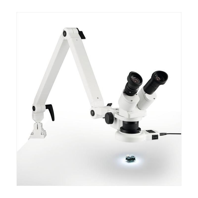 Microscope stéréoscopique Eschenbach 33263, bras articulé