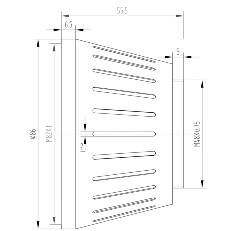 Adapter Omegon Adaptateur M82-M48