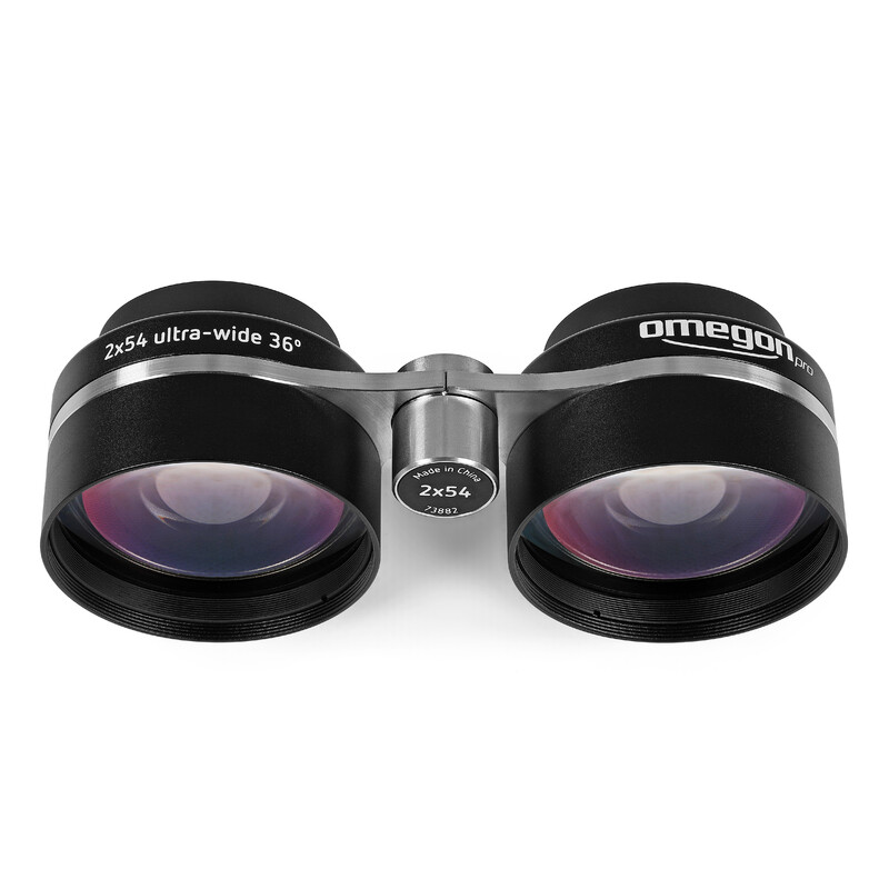 Omegon Jumelles 2×54 pour l'observation des champs d'étoiles + 2 Filtre Pro UHC M56