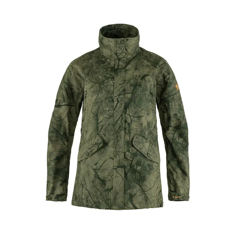 Fjällräven Forest Hybrid Jacket W, 626-625 Green Camo-Laurel Green, L