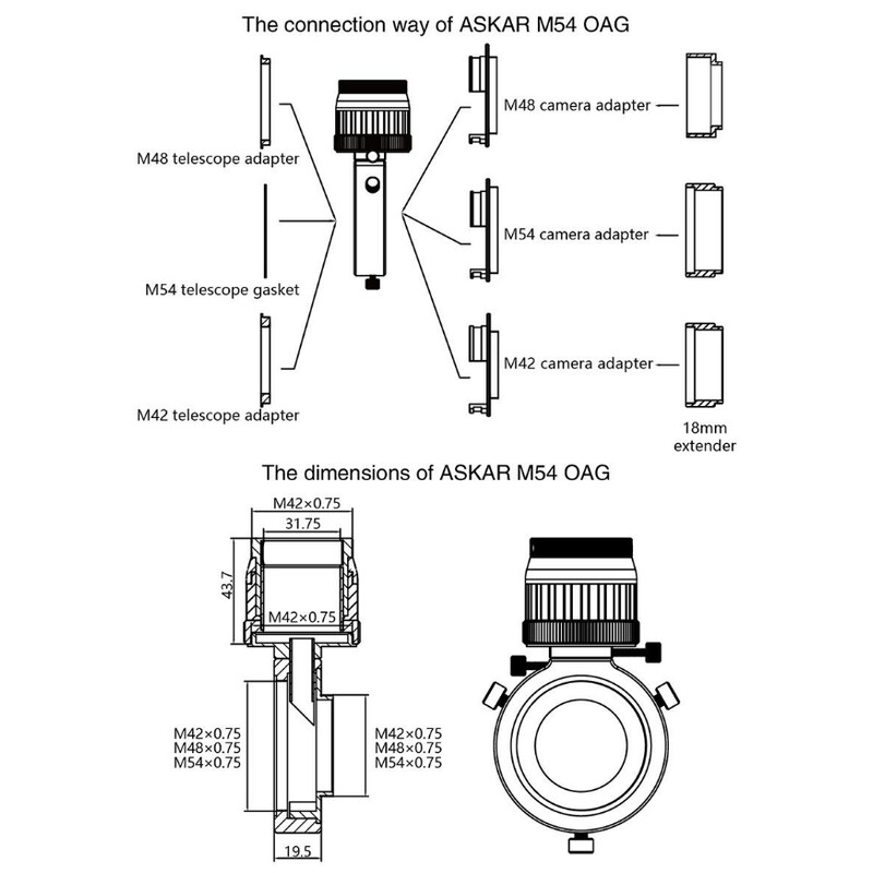 Askar Off-Axis-Guider T2/M48/M54