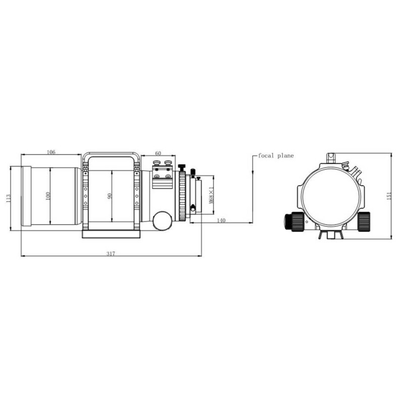 Lunette apochromatique Askar AP 72/400 FRA400 OTA