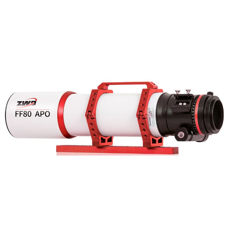 Télescope ZWO FF80 AP 80/600 Quadruplet mit AM3 und Carbon Stativ