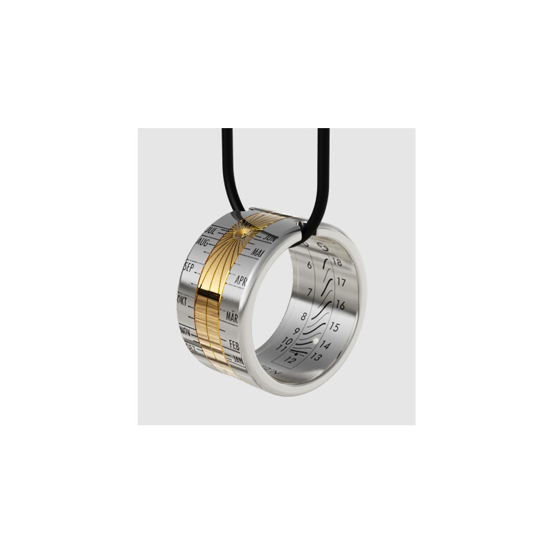 Cadran solaire Helios Solar Ring I Gold