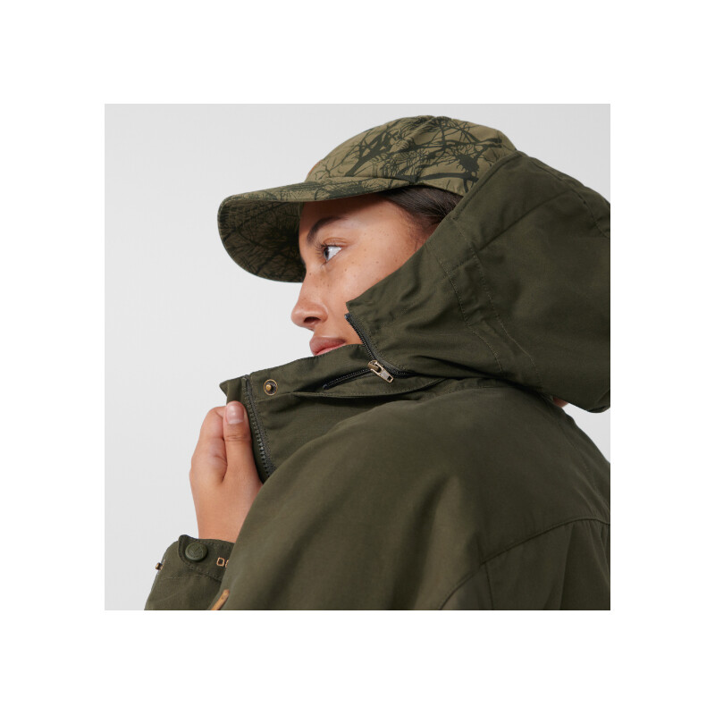 Fjällräven Forest Hybrid Jacket W, 633 Dark Olive, L