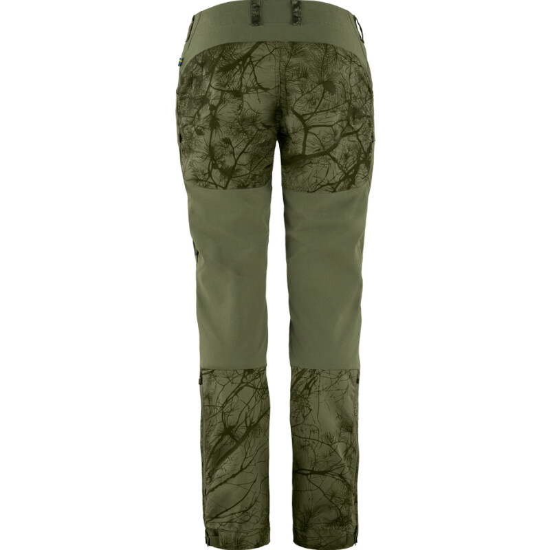 Fjällräven Keb Trousers W Reg, 626-625 Green Camo-Laurel Green, 42