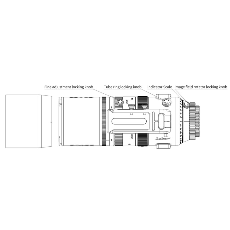 Lunette apochromatique Askar AP 55/264 SQA55 OTA