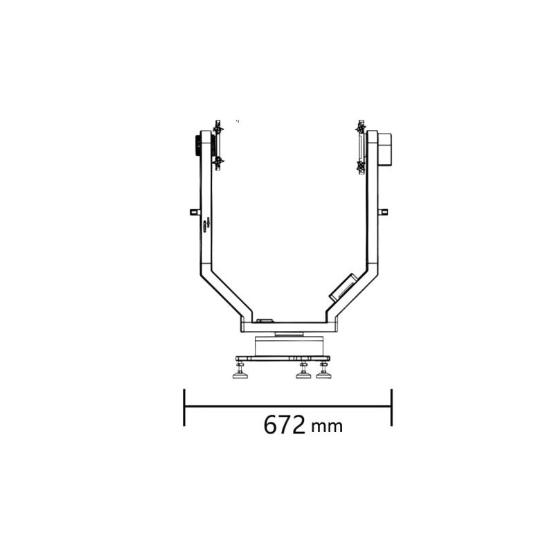 Monture iOptron Montierung HAZ130 Strain Wave Alt-AZ